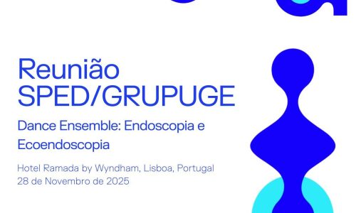 Cartaz da Reunião SPED/GRUPUGE Dance Ensemble: Endoscopia e Ecoendoscopia