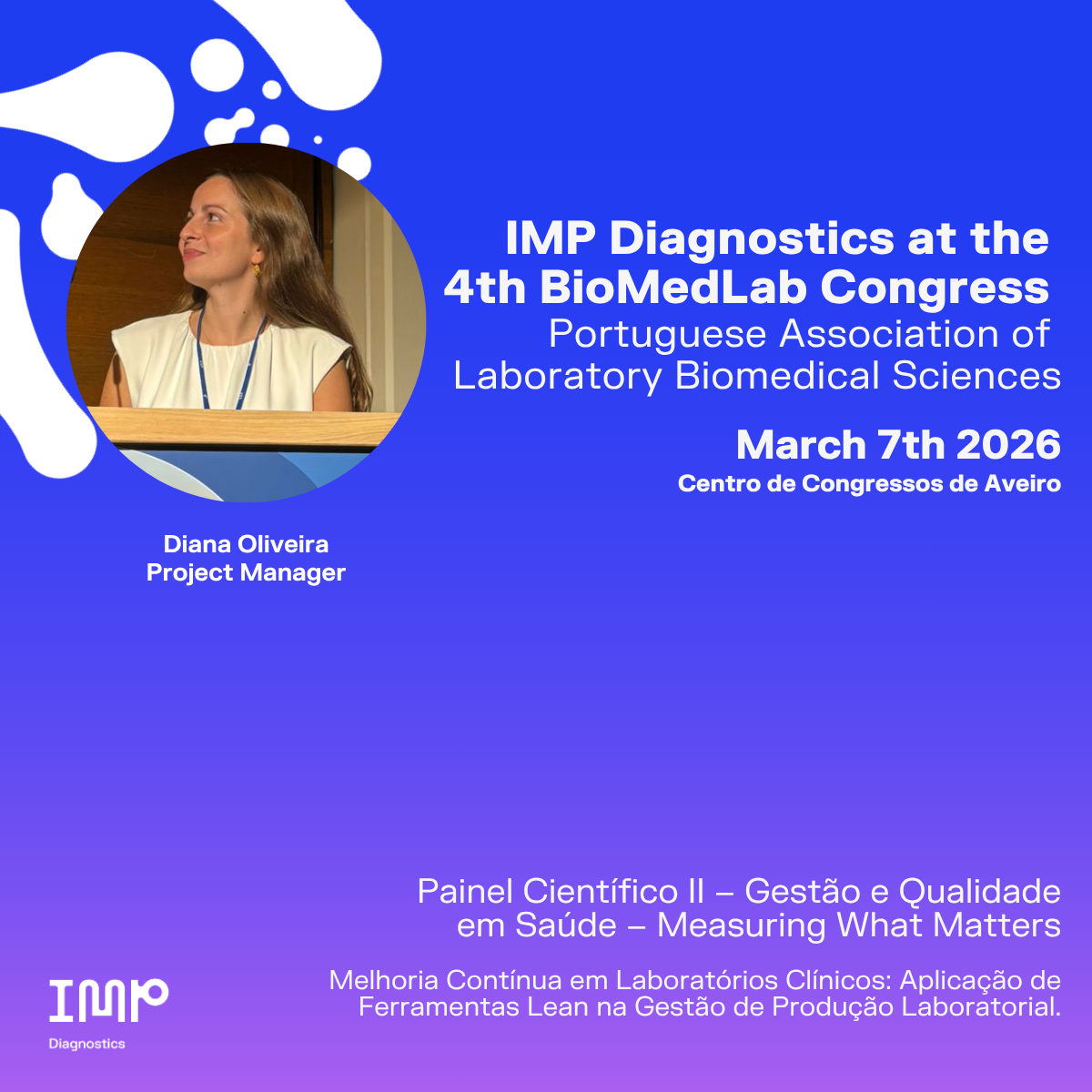 IMP Diagnostics at the 4th BioMedLab Congress