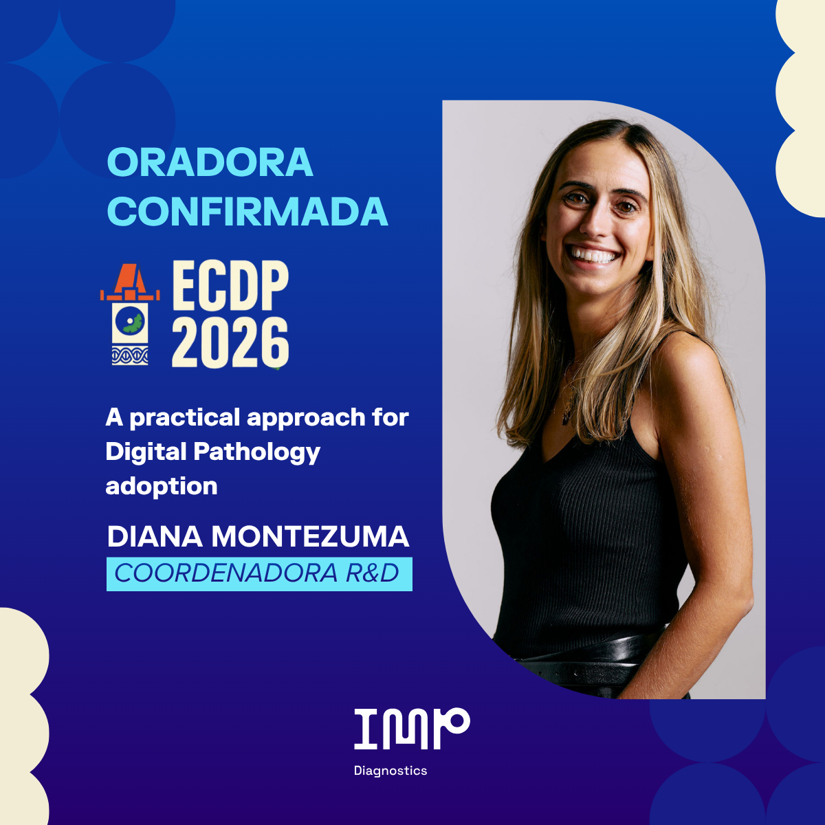 IMP Diagnostics marca presença no ECDP 2026
